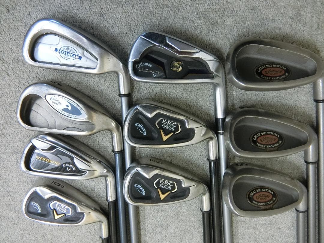 b717 初心者必見 キャロウェイ 等メンズゴルフ１５本セット※Ｄｒ２本入り