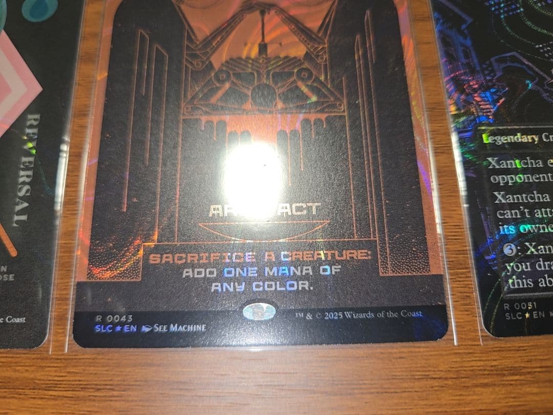 5枚セット【ハロー・Foil】ウルザの物語　ファイレクシアの供犠台　希少　限定品