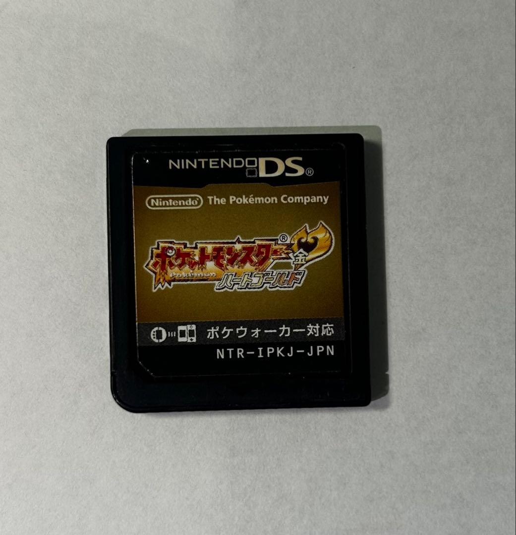 ポケットモンスター ハートゴールド・ソウルシルバー　DSソフト　パッケージ❌