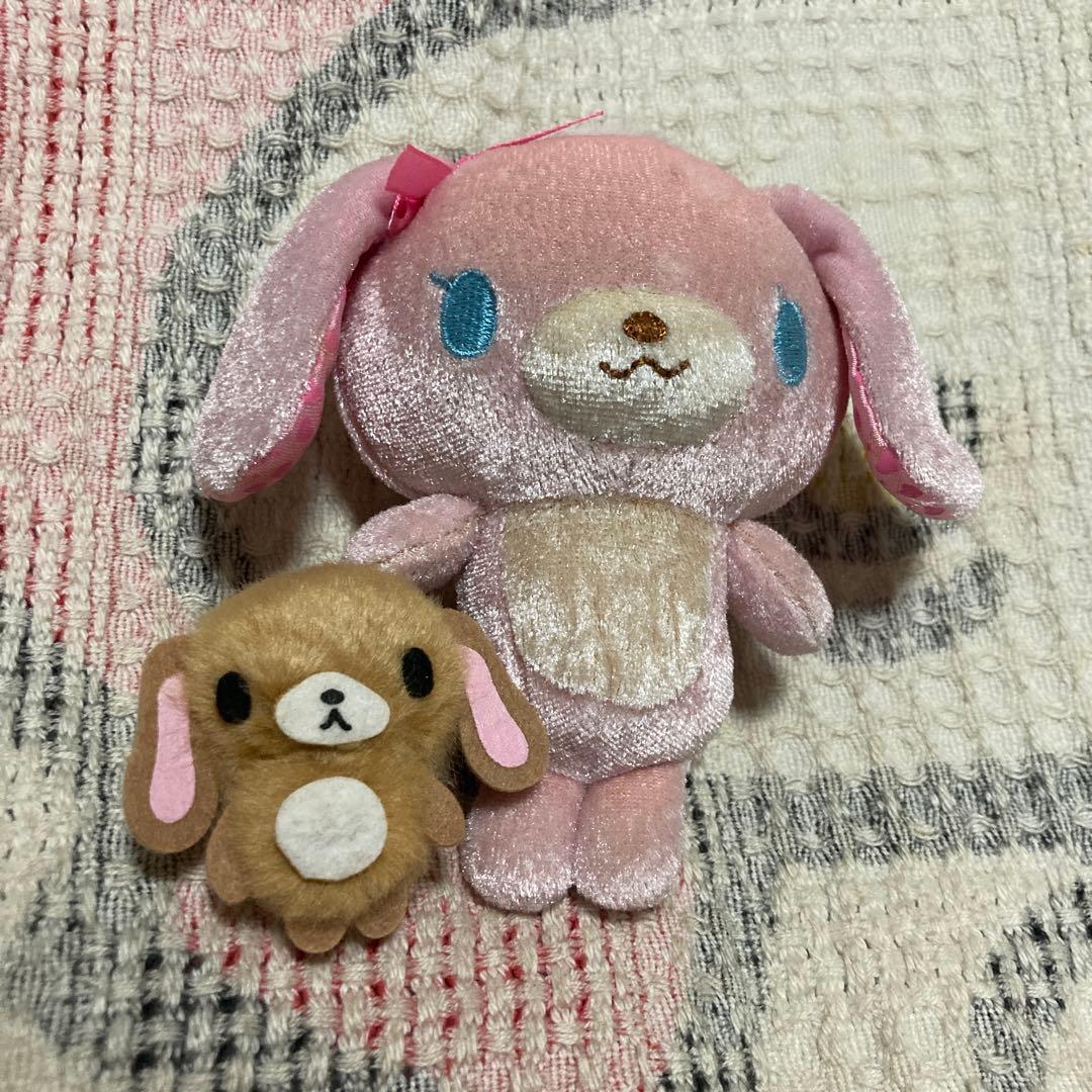 サンリオ　平成レトロ　シュガバニーズ　ミニマスコット＆ぬいぐるみ　中古品