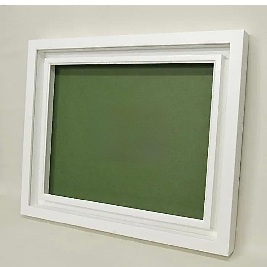 デュエット オフホワイト F8号 油彩額縁 アクリル板仕様 Arte Mondo