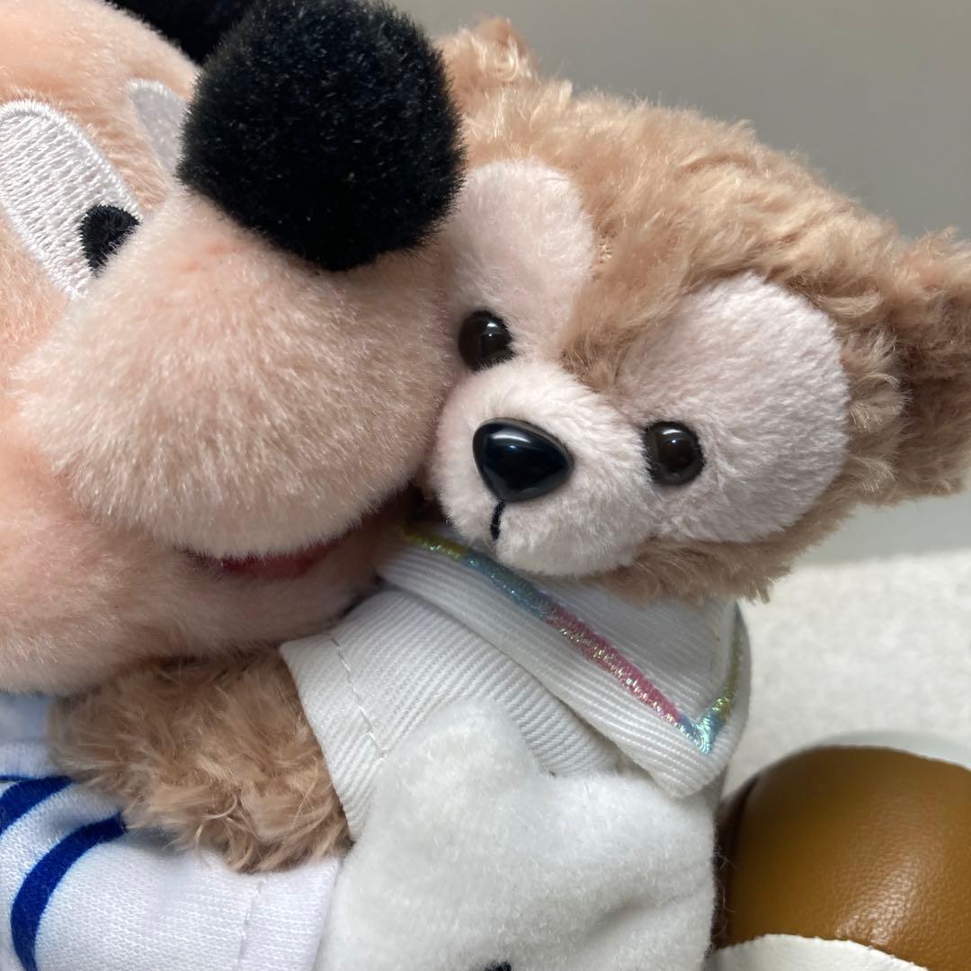 ダッフィー　ミッキーマウス 　ぬいぐるみバッジ　ぬいば　ディズニー