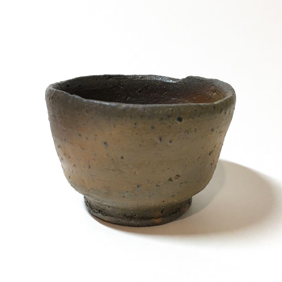 池田省吾　種子島焼締　ぐい呑