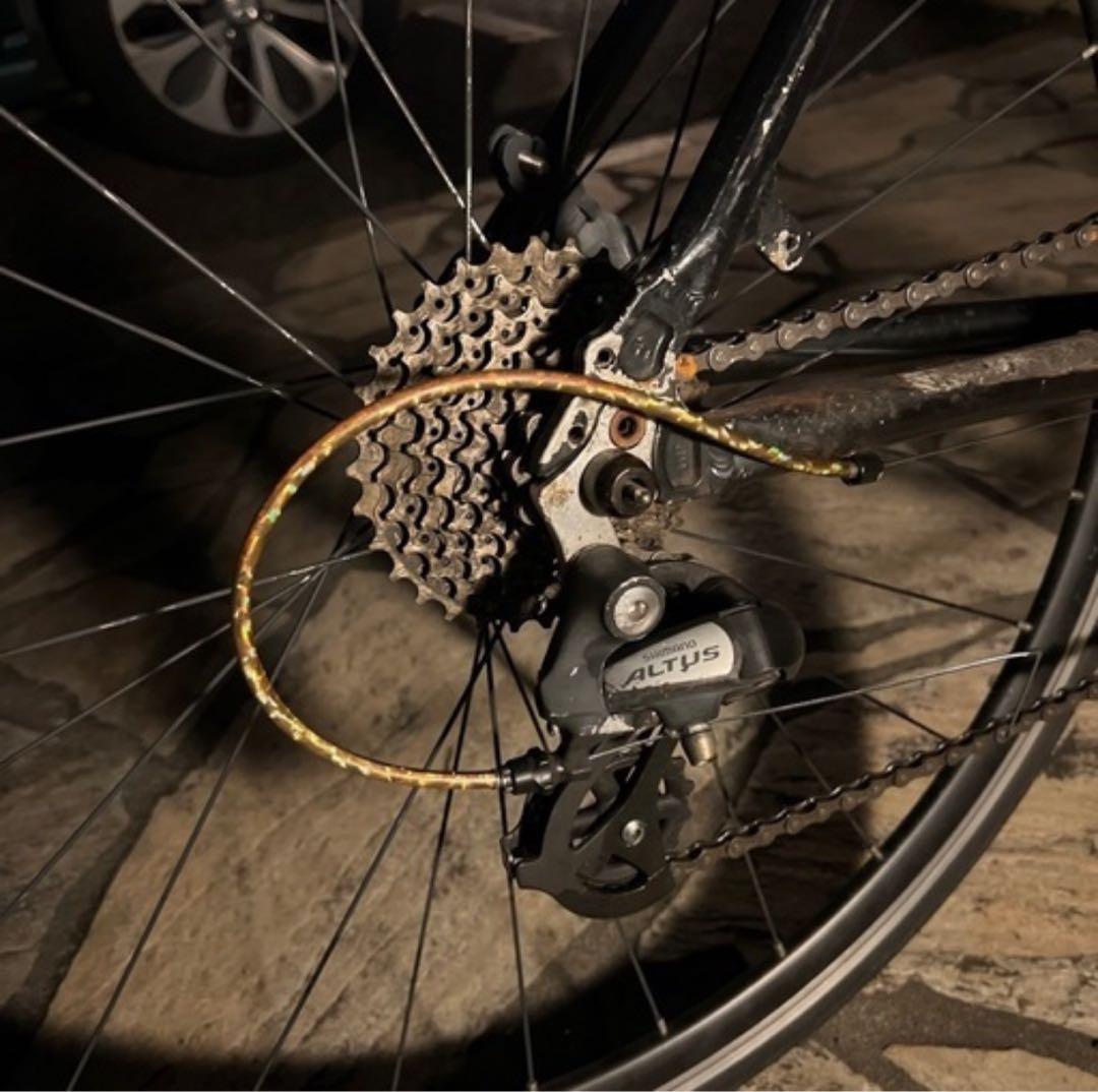 ロードバイクパーツ使用！rootsクロスバイク