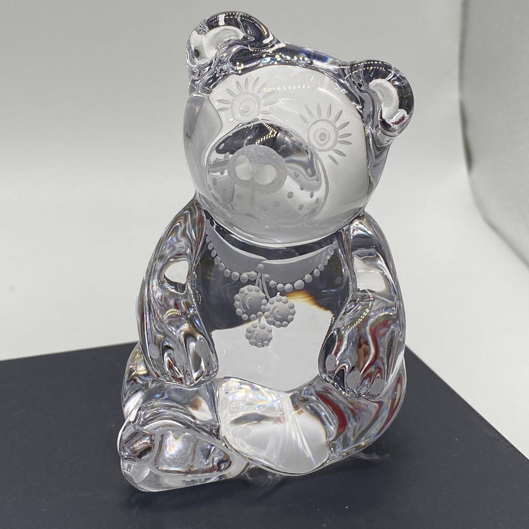 箱付き　MEISSEN マイセン　クリスタル　置物　クマ　ベアー　no.103