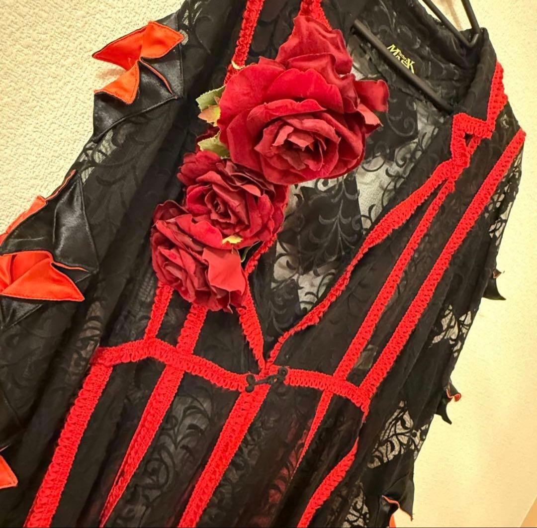 XJAPAN YOSHIKI ローズドレス 薔薇ドレス 既製品