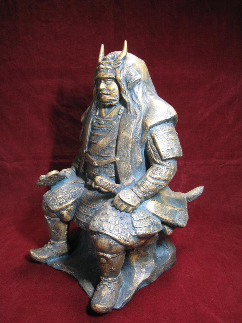 ブロンズ製【武田信玄】西山勇三 疾きこと風の如く 徐かなること林の如く