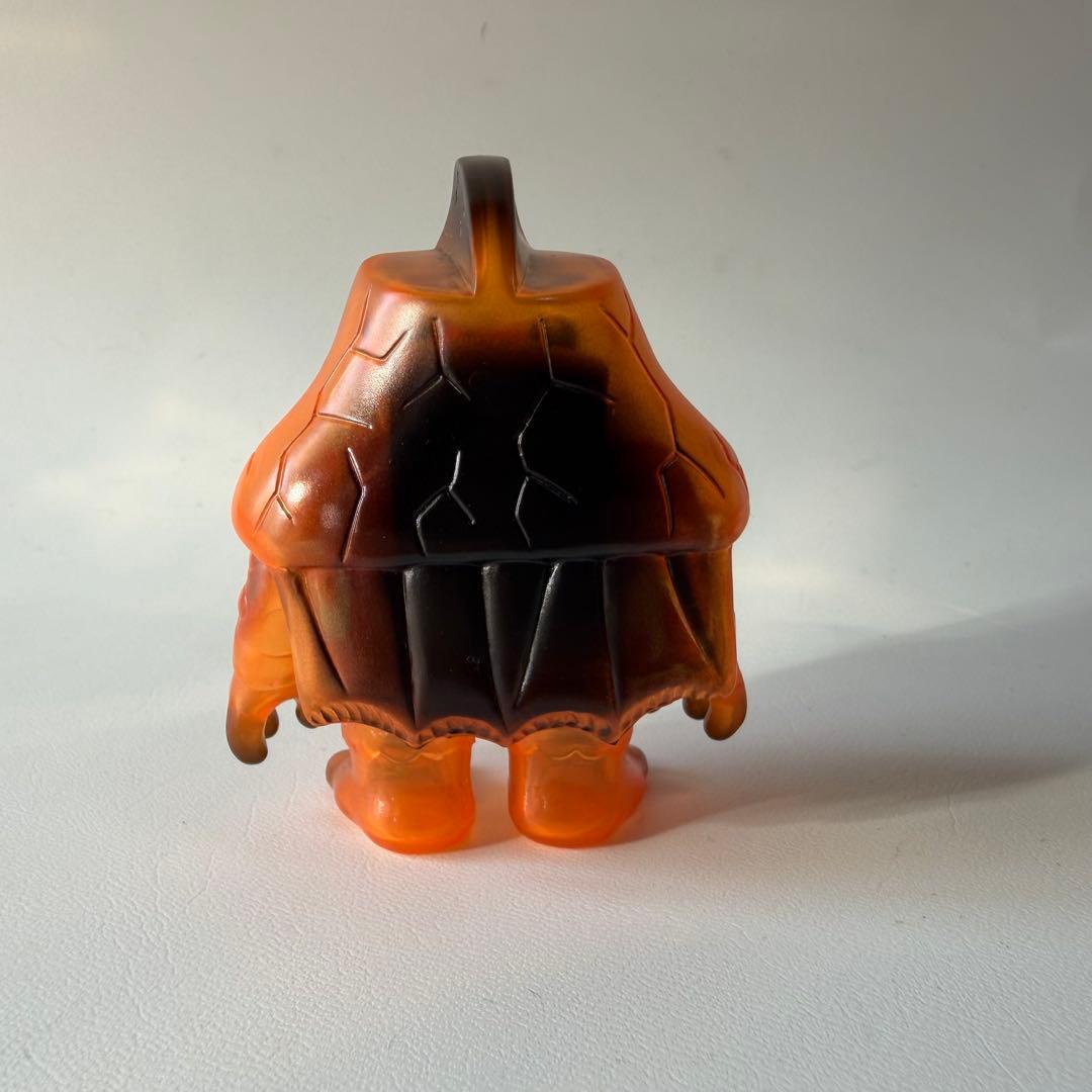 リアルヘッド　ミュータントビガロ　ミニ　ソフビ　フィギュア　クリアオレンジ