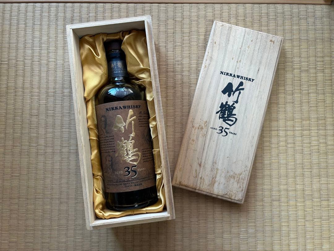 竹鶴 35年 空瓶 木箱