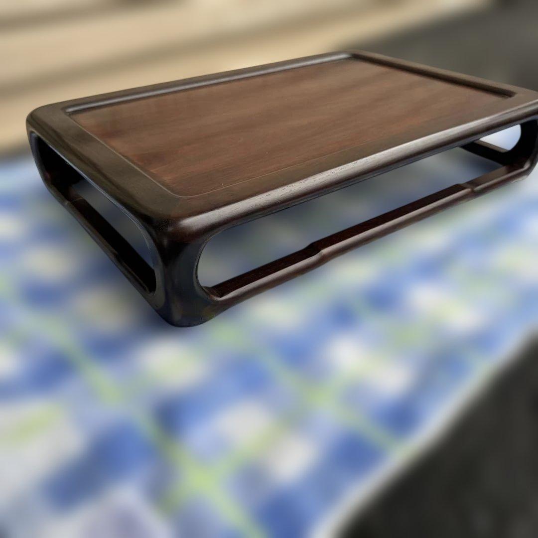 カリモク　ダルマ　紫檀　日本伝統工芸品　下村作