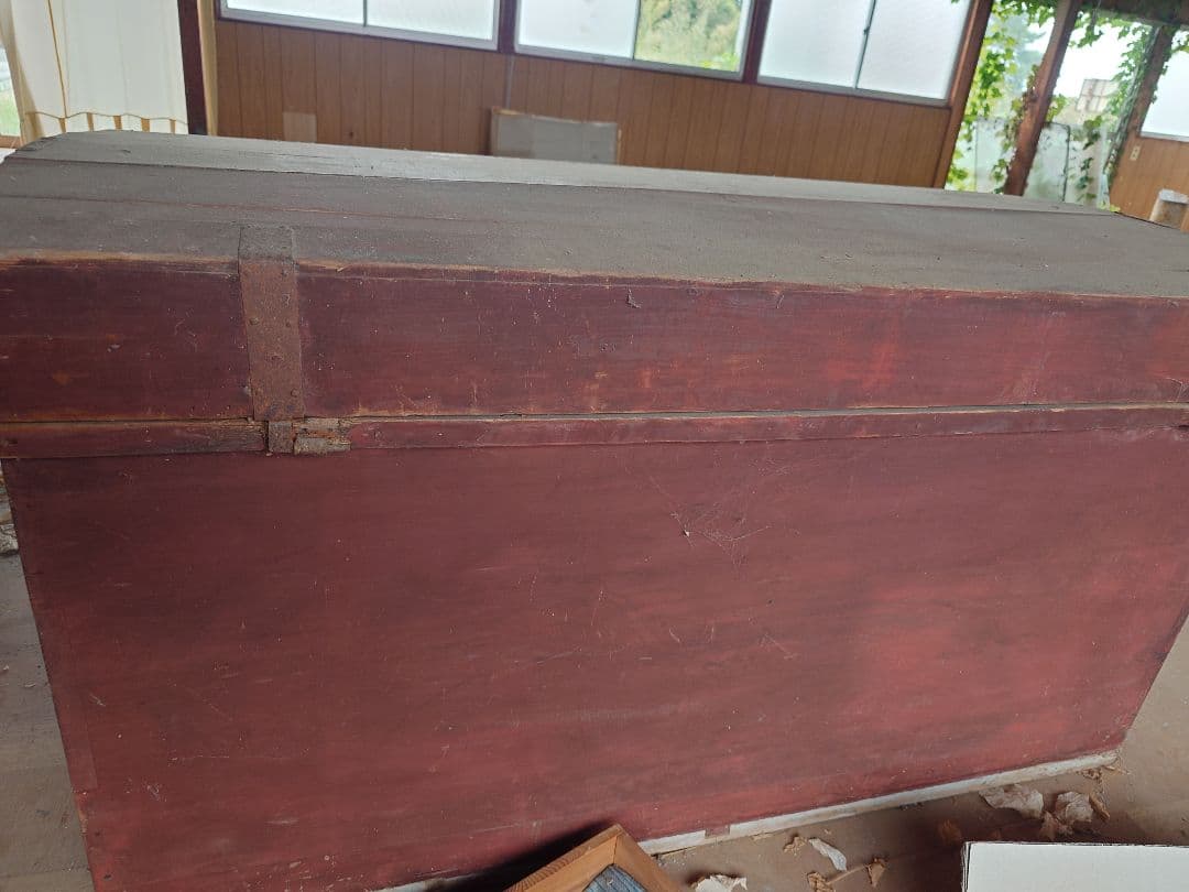 長持　（明治〜大正時代）　レトロ　アンティーク家具　衣類布団収納