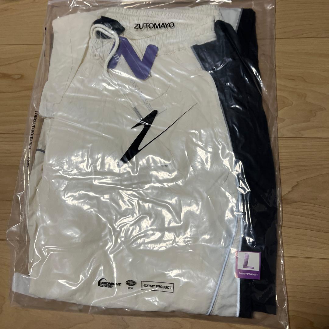 ずとまよ　Nylon Pants (White)ナイロンパンツ Lサイズ