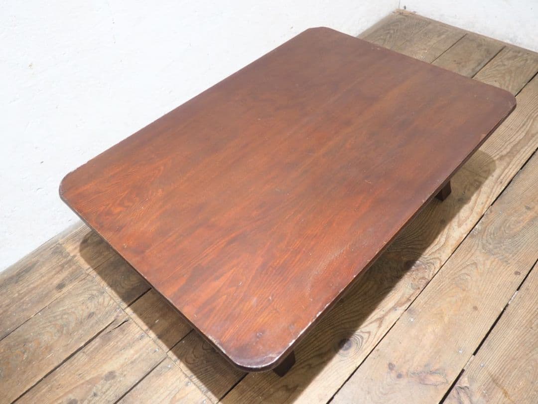 1394 折りたたみ式　大きい角ちゃぶ台　座卓　ローテーブル　古家具　レトロ