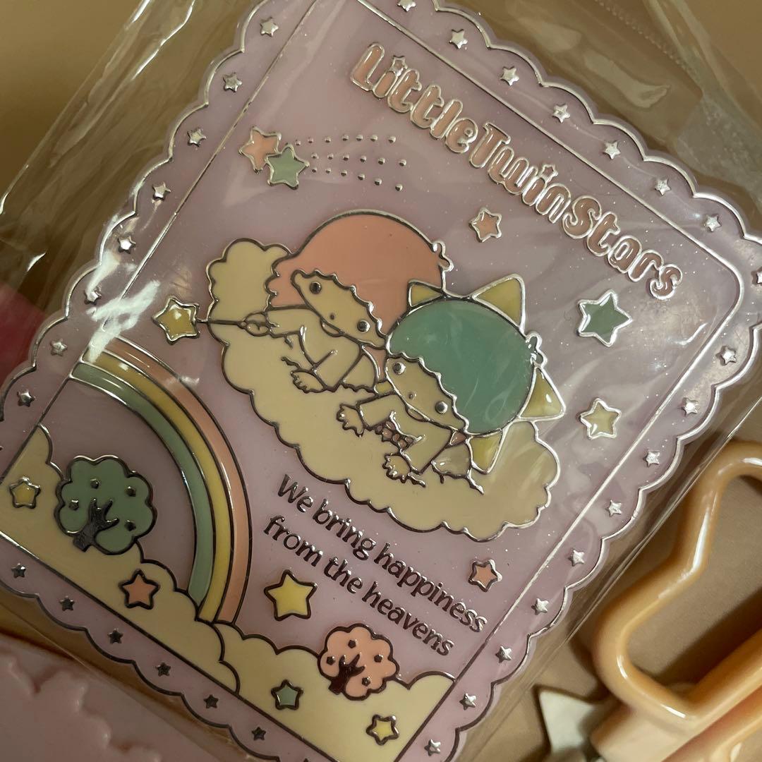 リトルツインスターズ　キキララ レトロ雑貨　ミラー　コーム　ハサミ