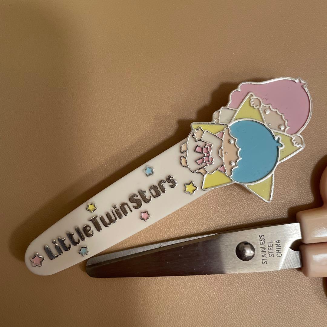 リトルツインスターズ　キキララ レトロ雑貨　ミラー　コーム　ハサミ