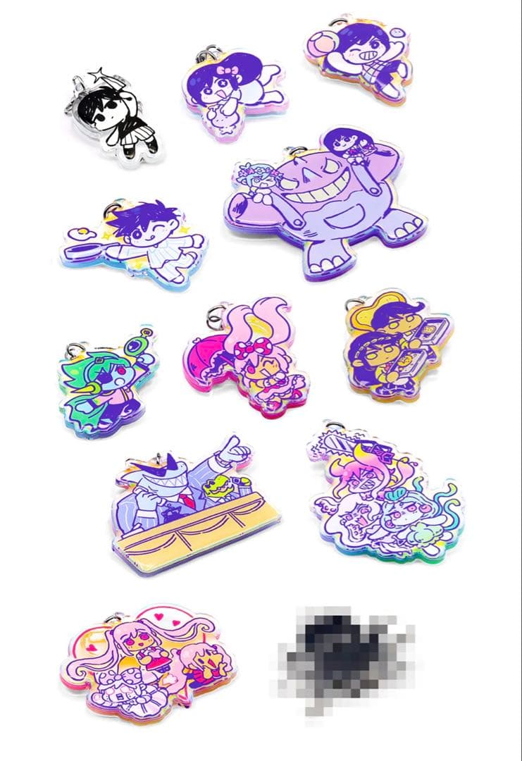 OMORI BOSS RUSH アクリルキーホルダー コンプリートセット