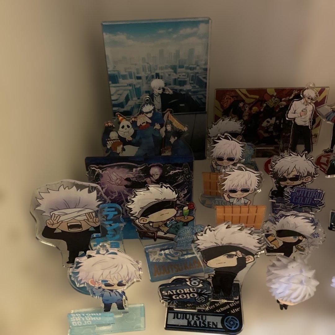 呪術廻戦　五条悟　アクスタ　フィギュア　アクリルブロック