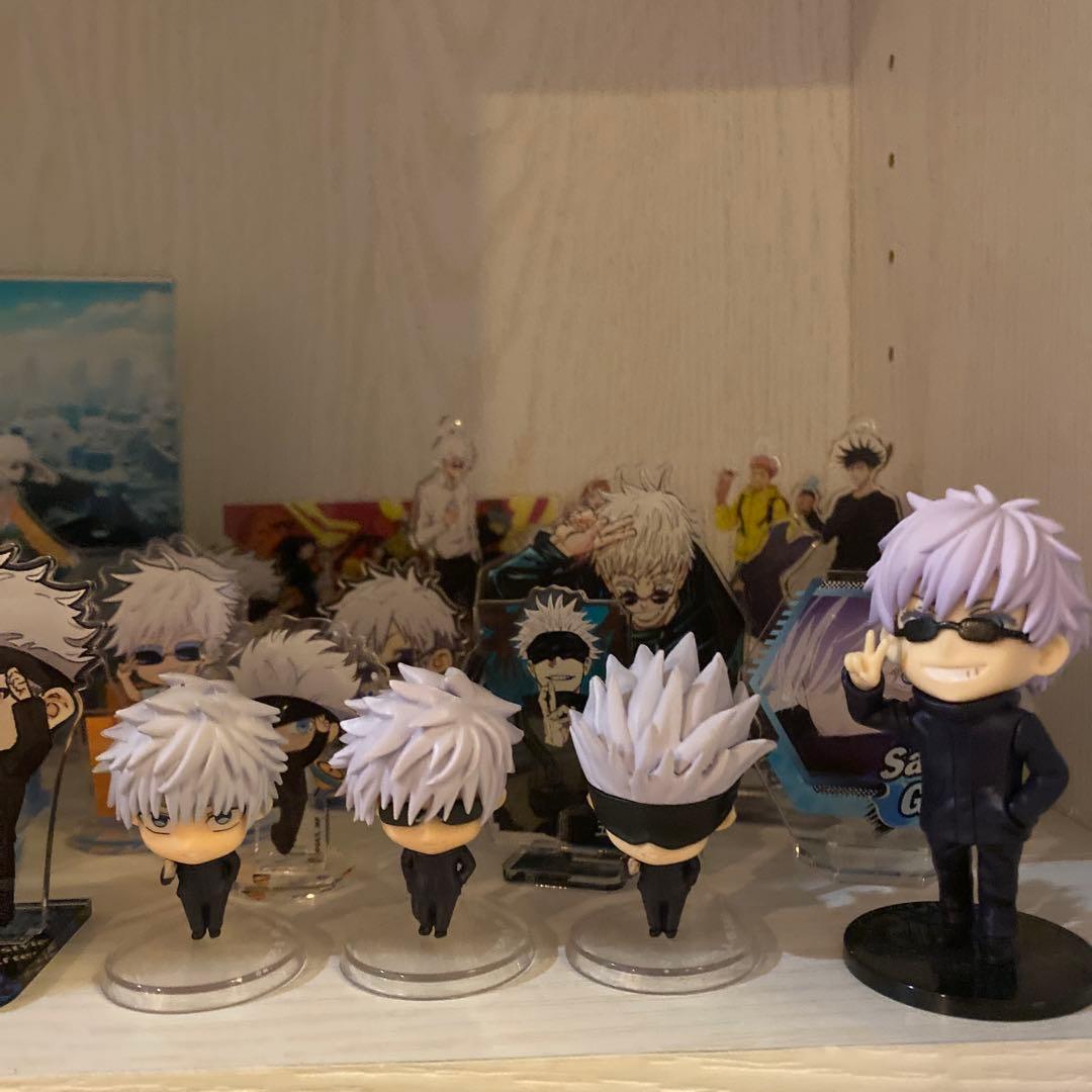 呪術廻戦　五条悟　アクスタ　フィギュア　アクリルブロック