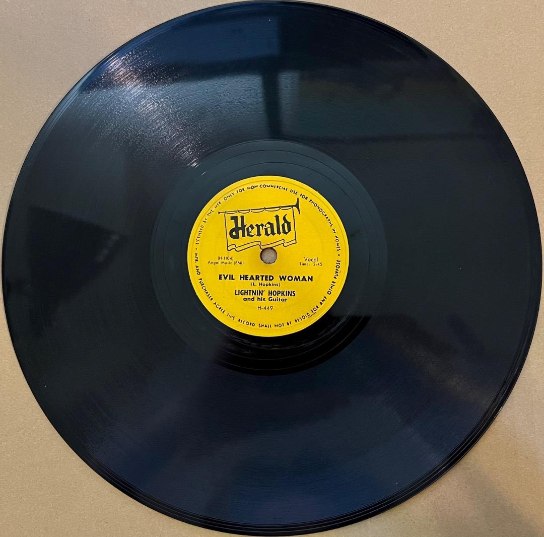 洋楽 Lightnin' Hopkins Evil Hearted Woman