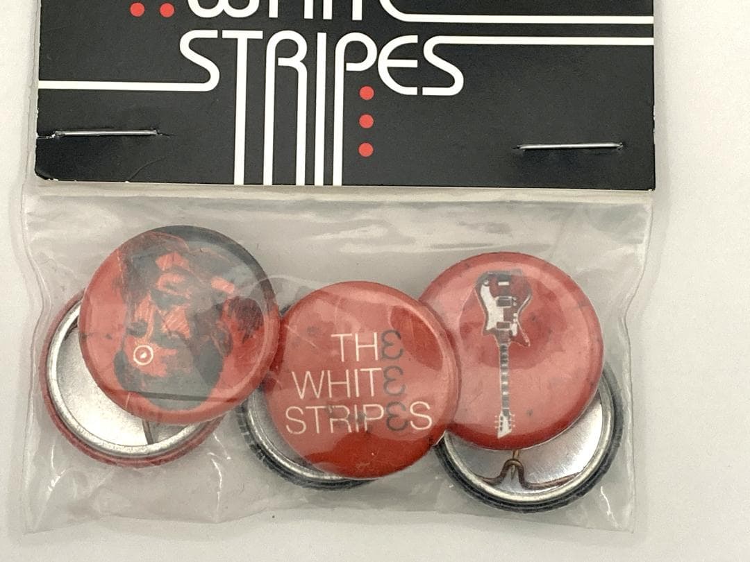未開封 THE WHITE STRIPES 缶バッジ 6個セット ツアーグッズ