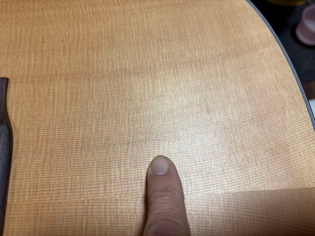 トップ単板　SX アコースティックギター 未使用リペア済品/純正ケース付き