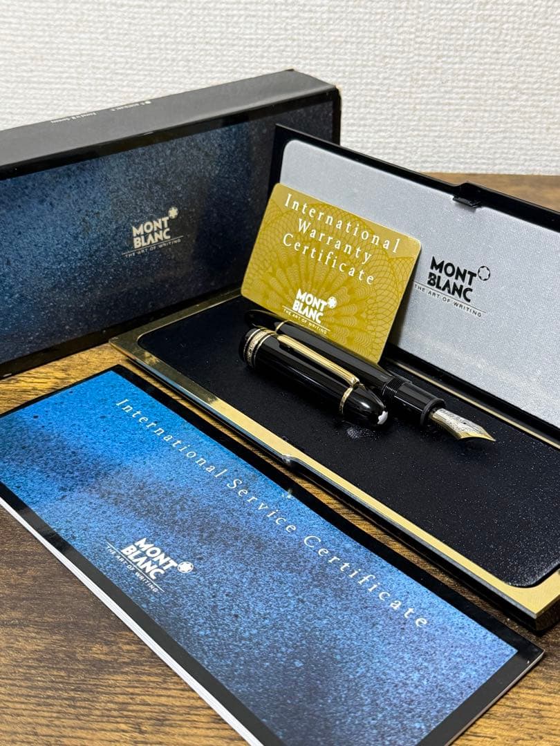 未使用に近い　No.149 2段エボナイトペン芯　18金　バイカラー　F 万年筆