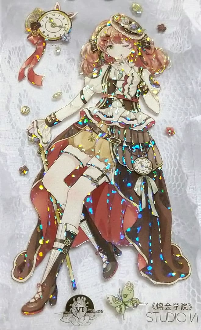 ☆SALE✩再販✩J258＃熔金学院(银河光)切売り海外人物マステ女の子