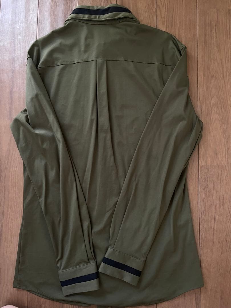 CRONOS オリーブ ボタンダウンシャツ