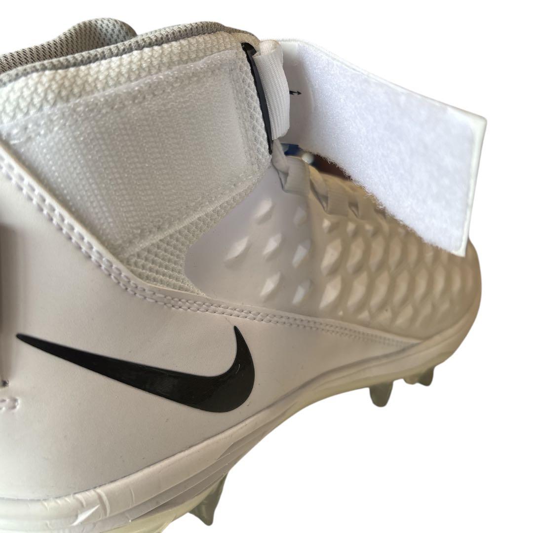 Nike アメリカンフットボール スパイク ホワイト　28㎝