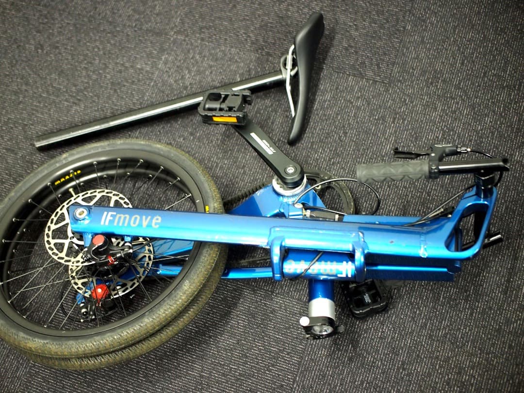 デザイナー折りたたみ自転車 ロンドンブルー1