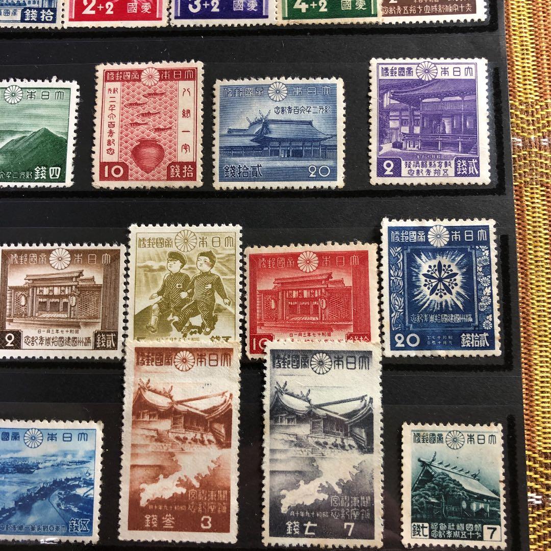 カタログ価38,210円！昭和3〜19年記念切手38種！１０シリーズ完！格安にて