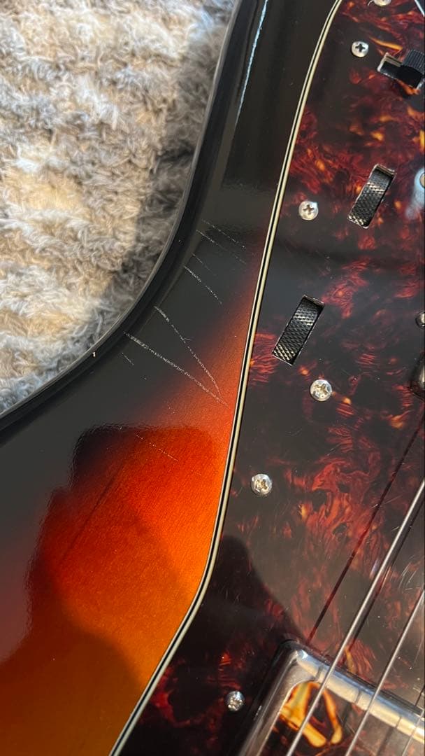 k.nyui ジャズマスター　KNJM 3TS エレキギター