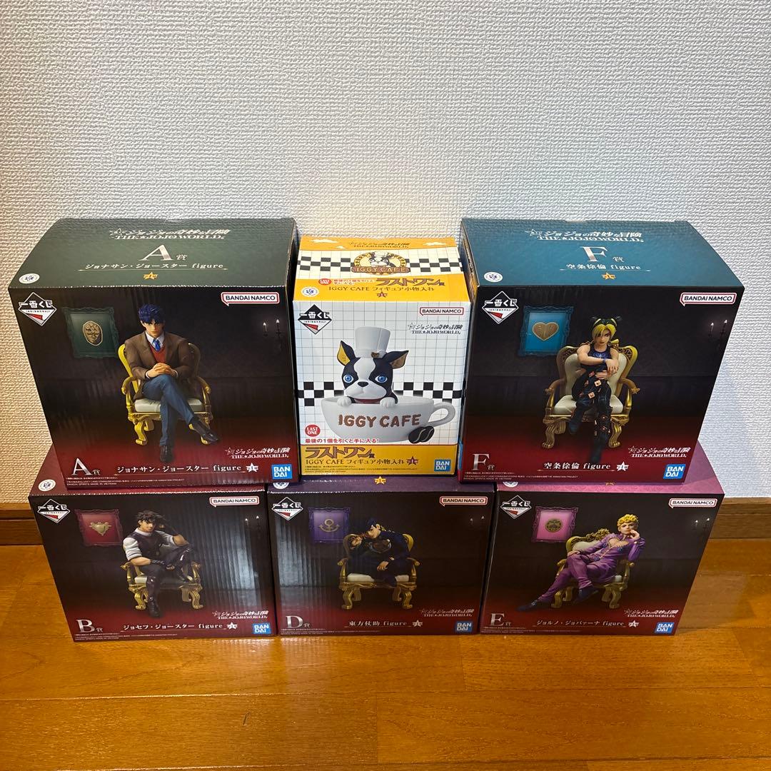 専用。ジョジョの奇妙な冒険A.B.D.E.F未開封5点セット