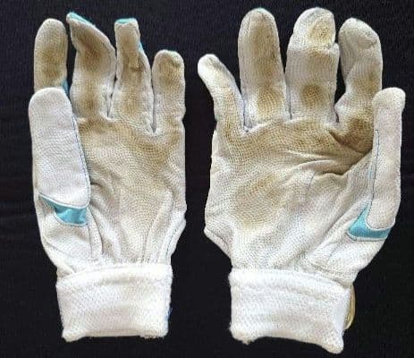 【本人着用】金本知憲 バッティンググローブ 阪神タイガース