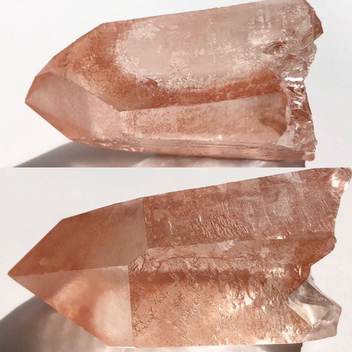 5 タンジェリンクォーツ レムリアンクォーツ 水晶原石 自立