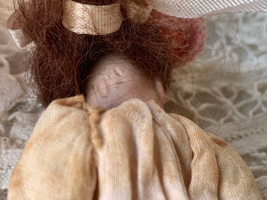 フランスアンティーク 希少 フレンチミニョネット ビスクドール