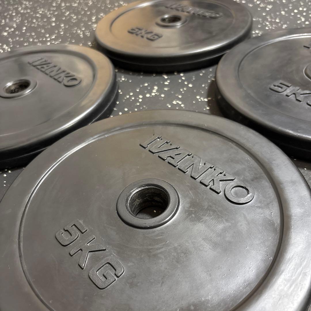 IVANKO ラバープレート 5kg 4枚セット Φ28mm ②