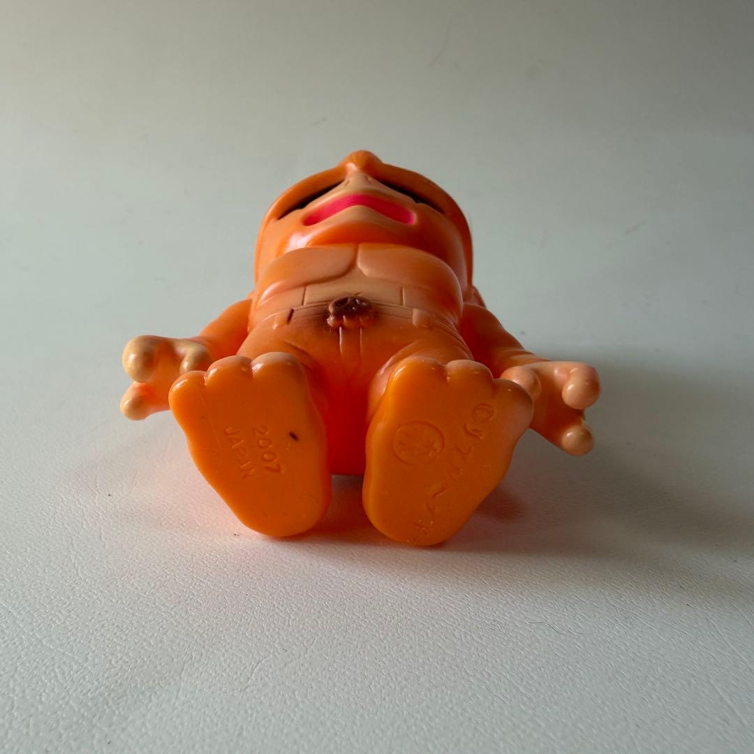 リアルヘッド　ミュータントヘッド　ミニ　ソフビ　フィギュア　オレンジ