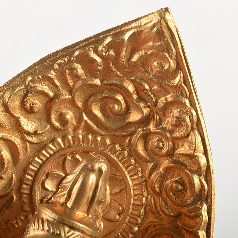 仏教美術　古銅鍍金　観音菩薩像　仏像　C　6041