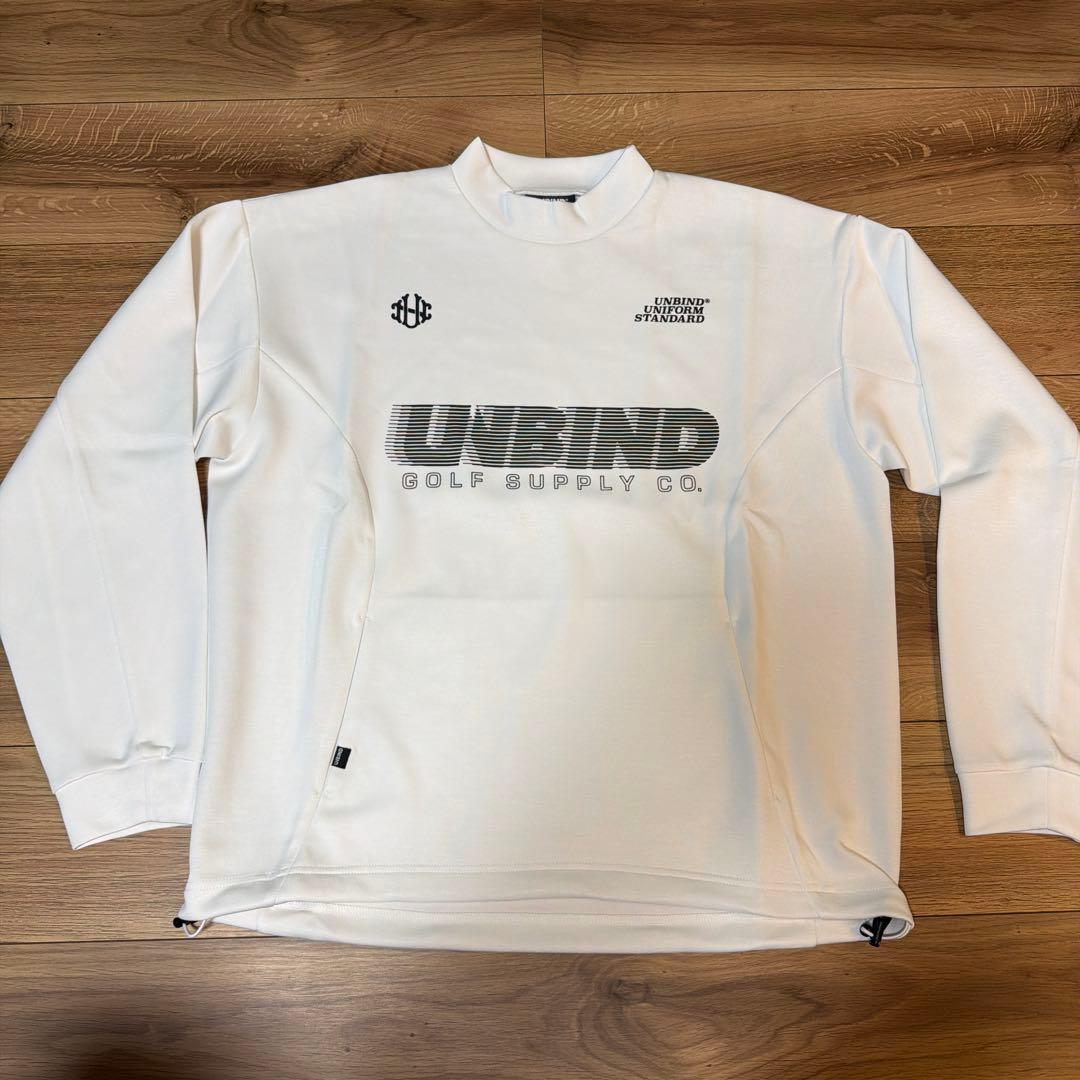 unbind モックシャツ　ゴルフ　モックネックブルゾン