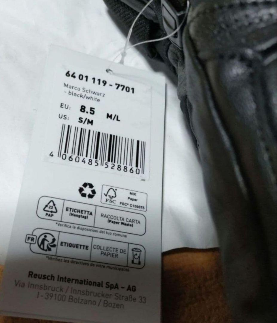 新品タグ付き reusch ロイシュグラブ MARCO SCHWARZ モデル