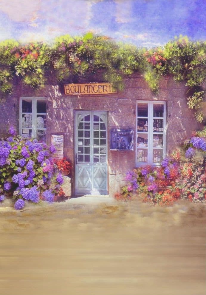 背景布　【　紫陽花A　】　サンプル　ニューボーンフォトなどに♪