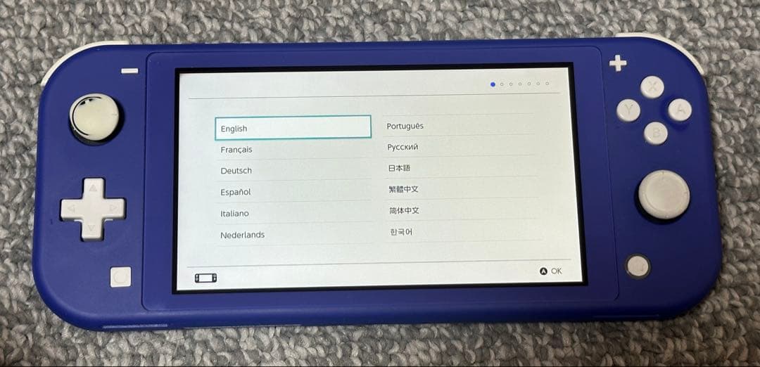 Nintendo Switch Lite ブルー本体　充電コード付き