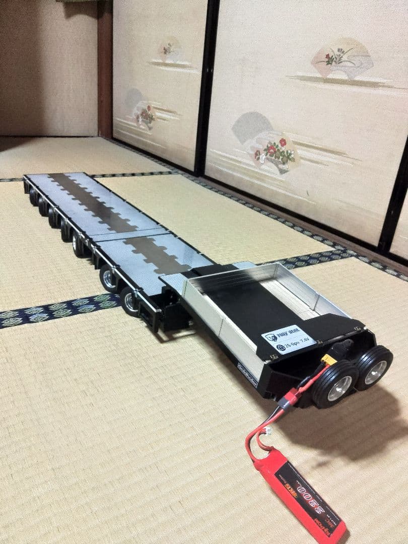 ホビーラジコン FURY BEAR 2+5 axle semi low loader