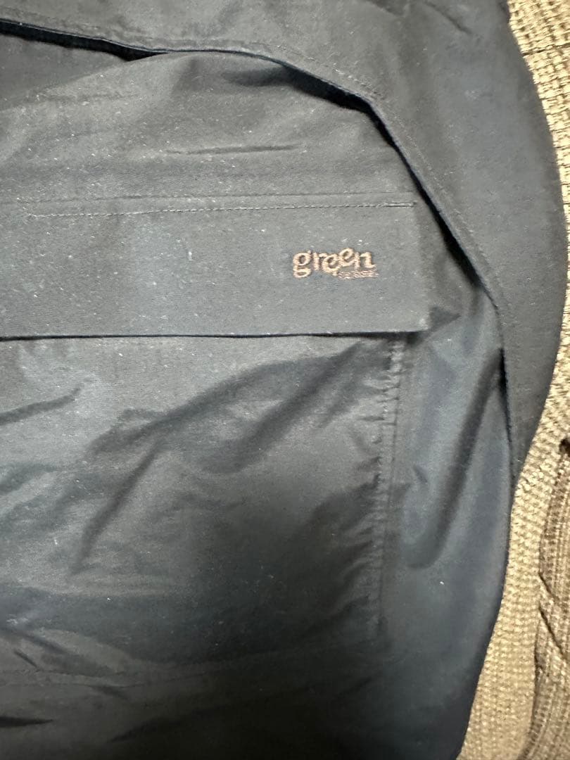 green clothing ブラック ビブパンツ Lサイズ