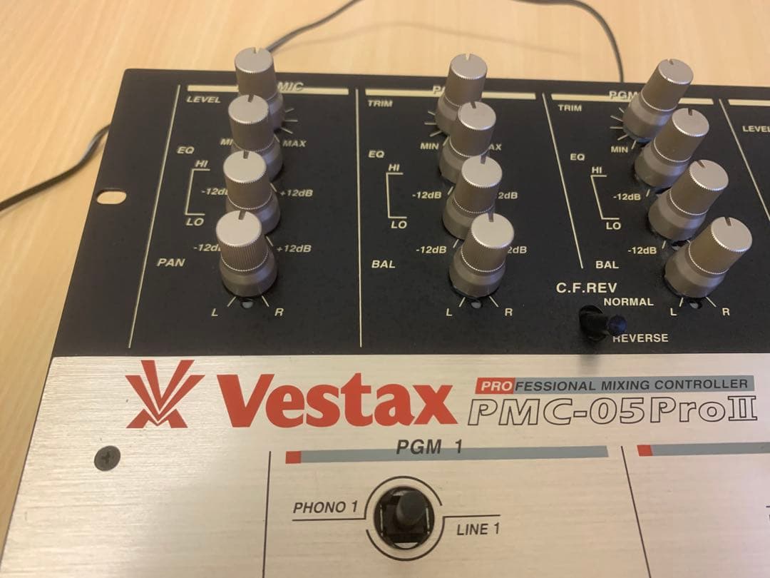 Vestax PMC-05PRO II DJミキサー ACアダプターつき