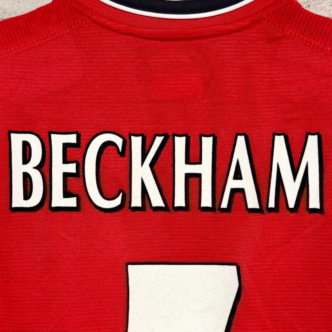 【新品/タグ付き】01/02マンチェスター・U ♯7 ベッカム【Lサイズ】ホーム