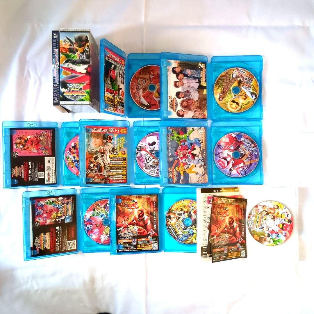動物戦隊ジュウオウジャーBlu-rayCOLLECTION1～4・関連DVD4本