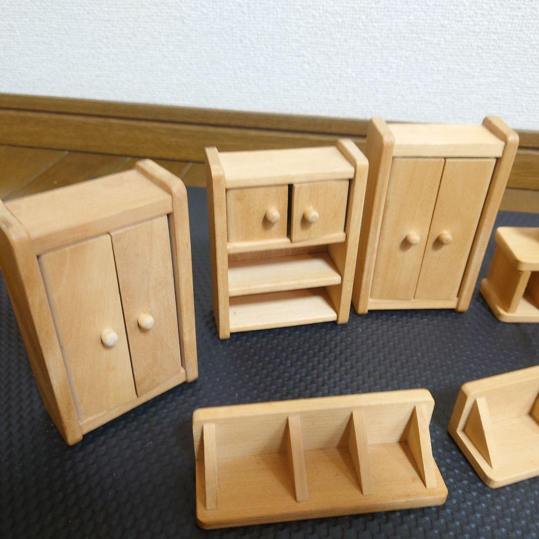 【05】ボーネルンド　廃盤　貴重　大きな　白木のドールハウス　ボーネルンド製