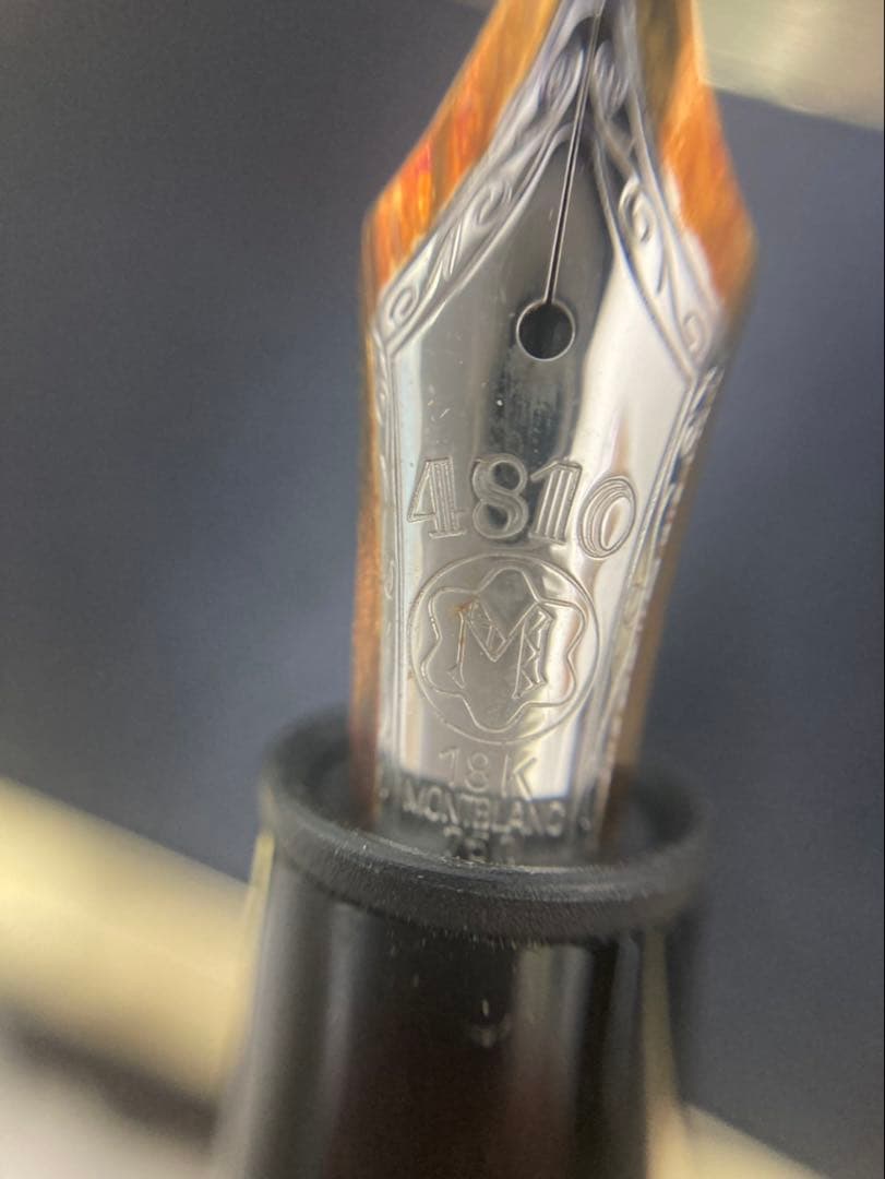 モンブラン マイスターシュテュック ソリテール 万年筆 シルバー 925 18K